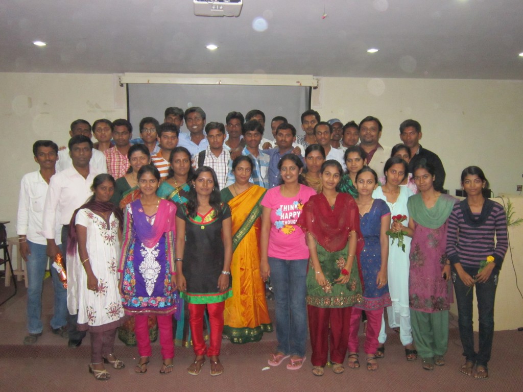 Students and teachers on Teacher's Day at MBA Dept